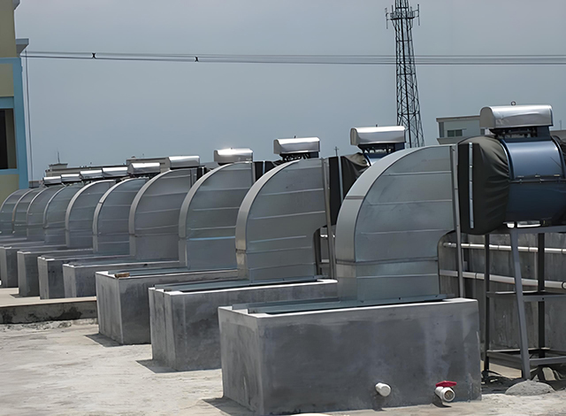 보일러 팬 시스템에 RVE32 시리즈 적용